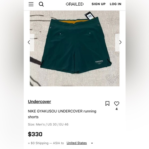 Nike x Undercover Lab Gyakusou | Men’s Running Shorts - Picture 12 of 12